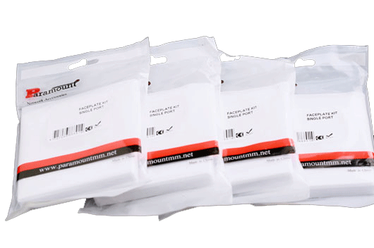 RJ 45 Faceplate Single port-Paramount MM