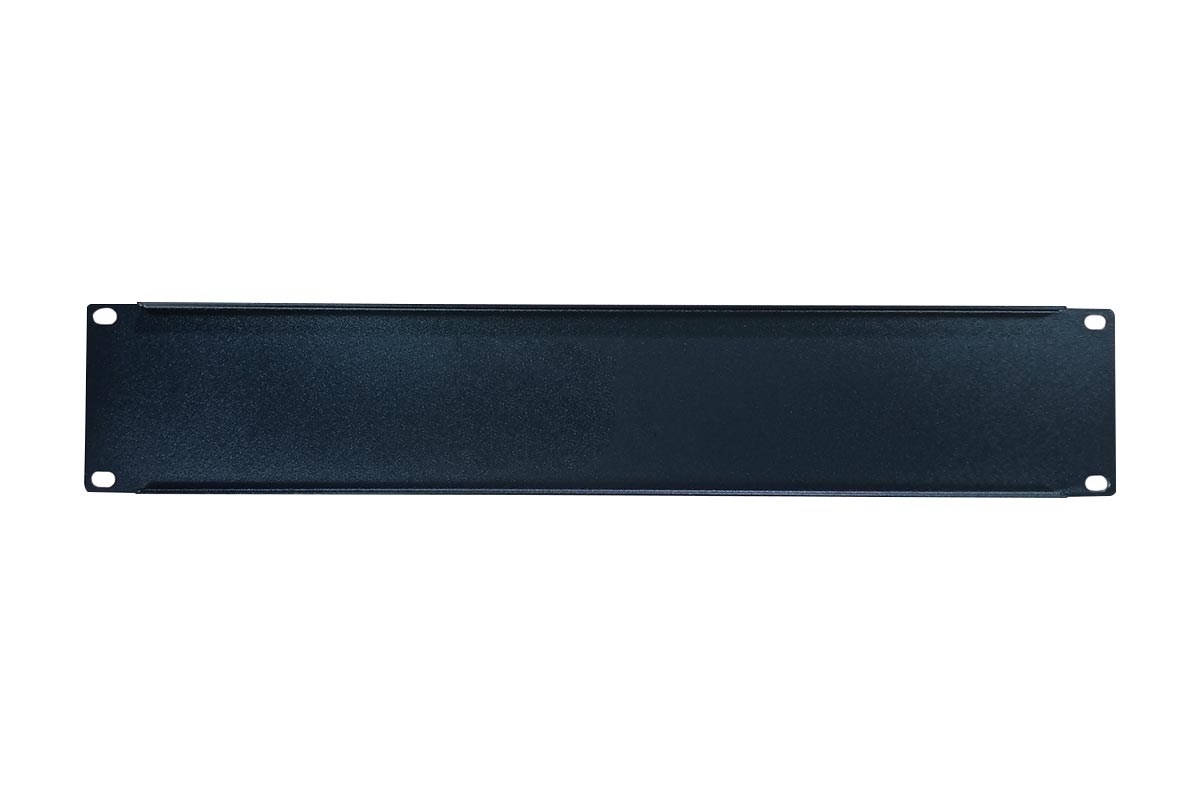 2U 19" Blanking Panel - Black