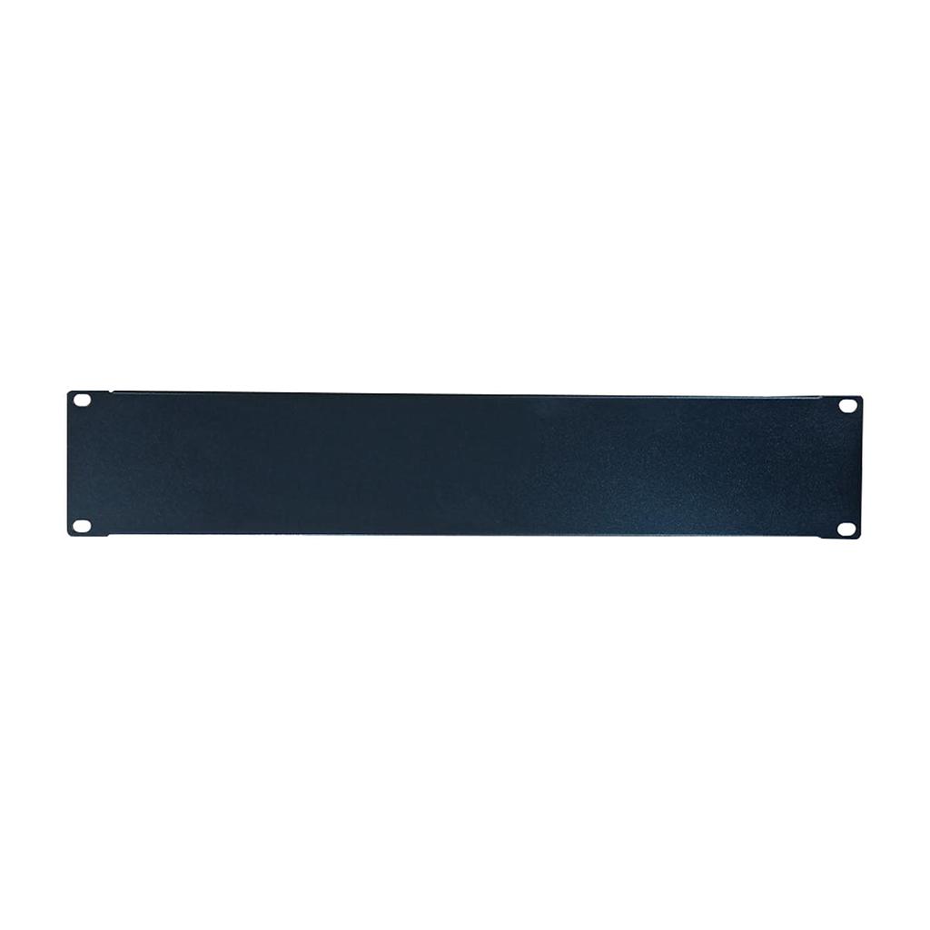 2U 19" Blanking Panel Black