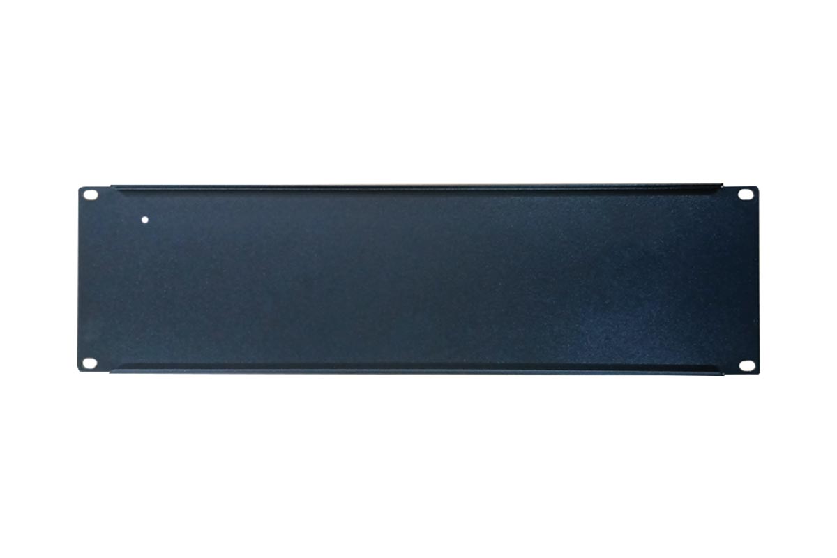 3U 19&quot; Blanking Panel - Black