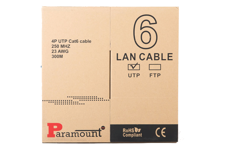Paramount Cat 6 Ethernet Cable (Box of 300m) | Paramount MM Paramount Cat 6 Ethernet Cable (Box of 300m) | Paramount MM