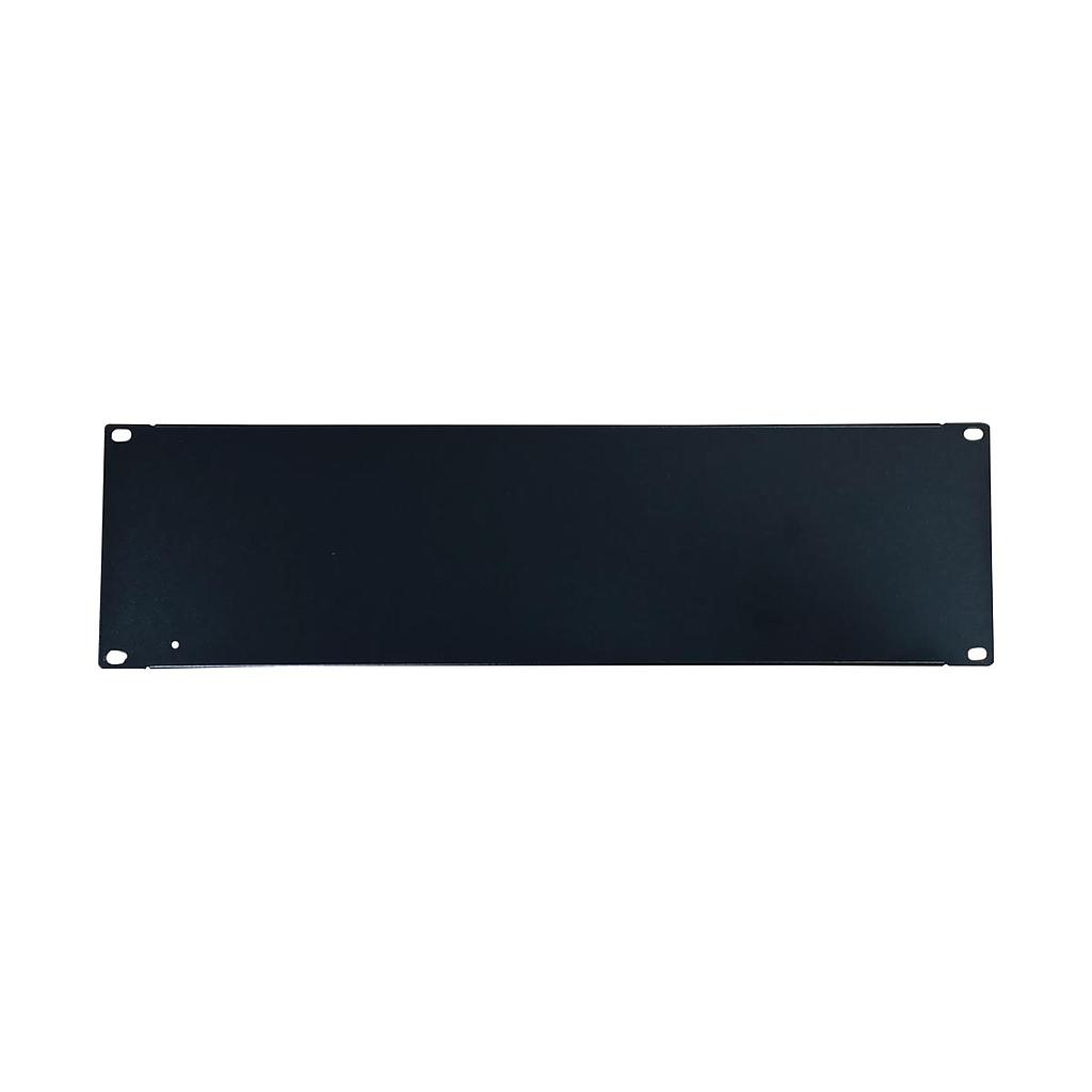 3U 19&quot; Blanking Panel Black