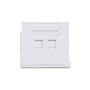RJ 45 Faceplate dual port-Paramount MM